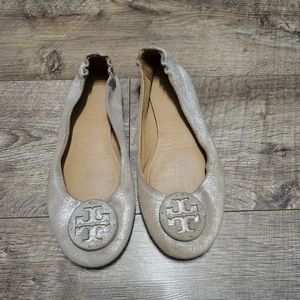 Tory Burch leather flats women's size 7